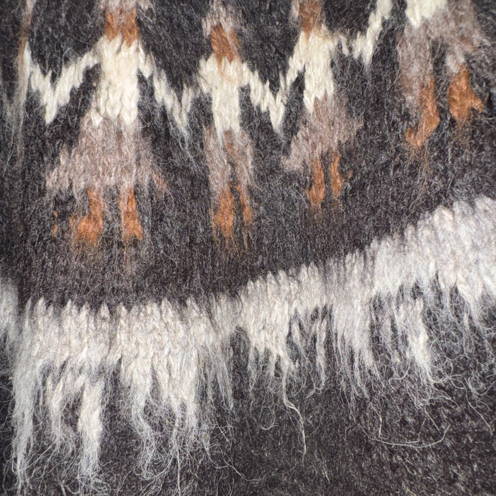 Vintage Intiwara 100% Alpaca Wool Sweater Handmade Bolivia Hobo Small