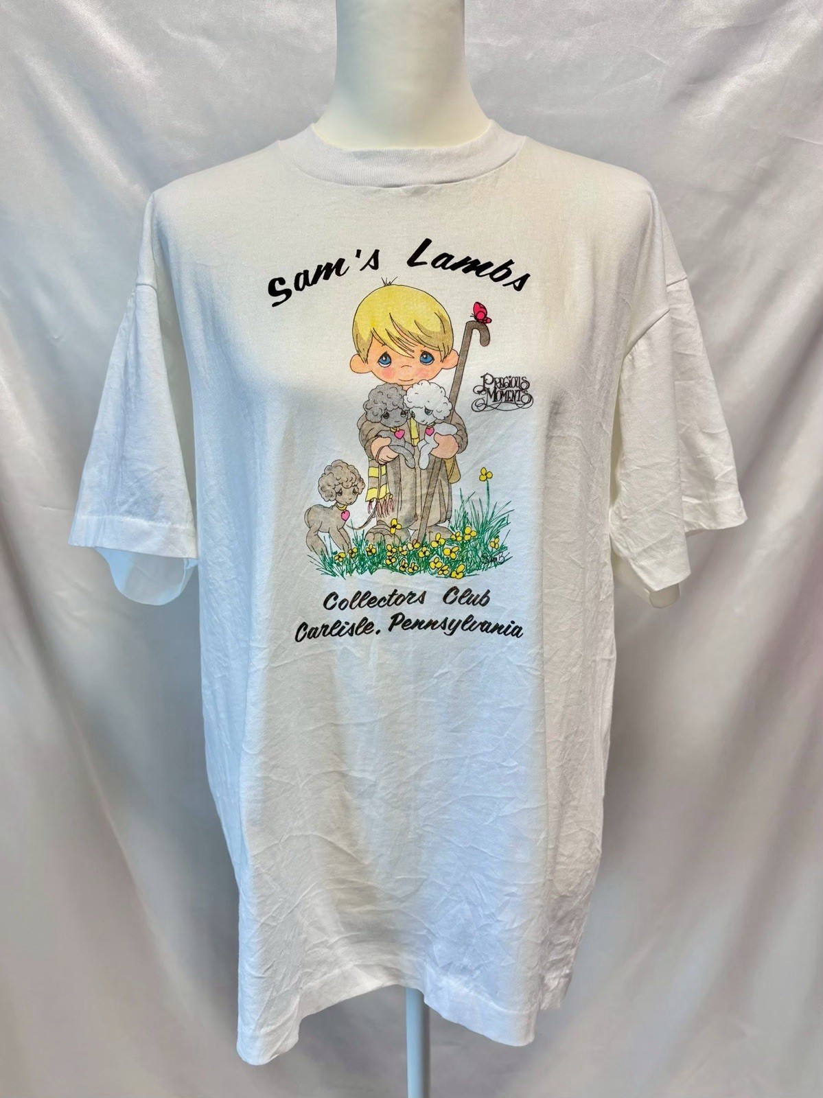Vintage 1990s Precious Moments Graphic T shirt USA Size S/M Kawaii