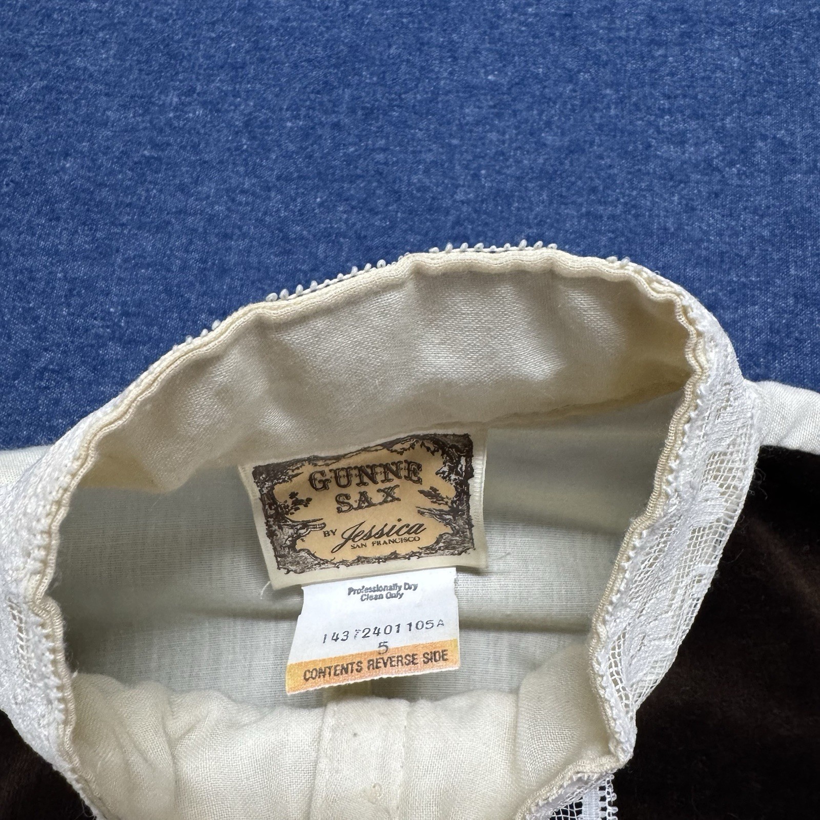 Vintage 70s Gunne Sax by Jessica Womans Button-Up Blouse Size 5