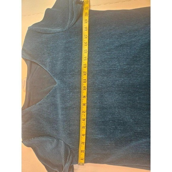 Blair Plisse-Tiered Dress Woman’s Teal Size 18 *Y2K VINTAGE*