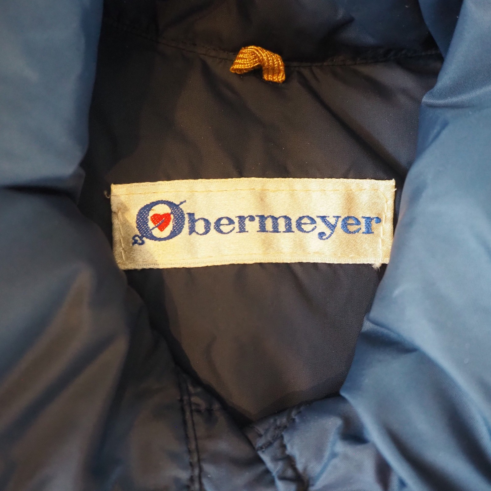 Vintage Obermeyer Goose Down Puffer Vest Women’s Size L* Retro Western Yoke Snap