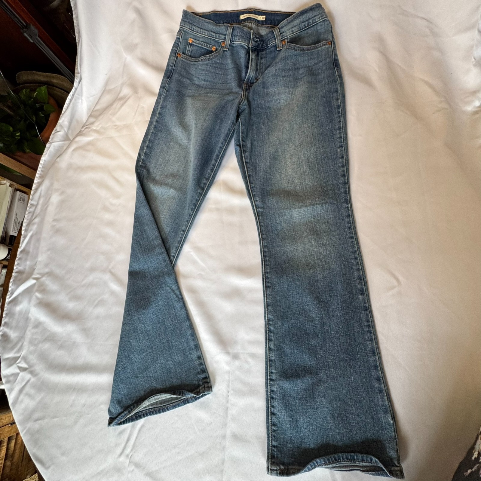 Authentic Vintage 1988 Levi’s Red Tab 415 Relaxed Bootcut Jeans-Womens 28 MidRis