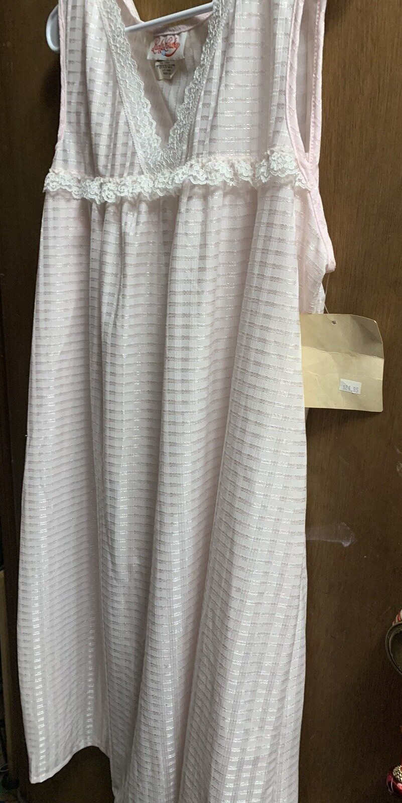 Lady Lindsey Vintage Pink Sleeveless Nightgown Size 1X New with Tags