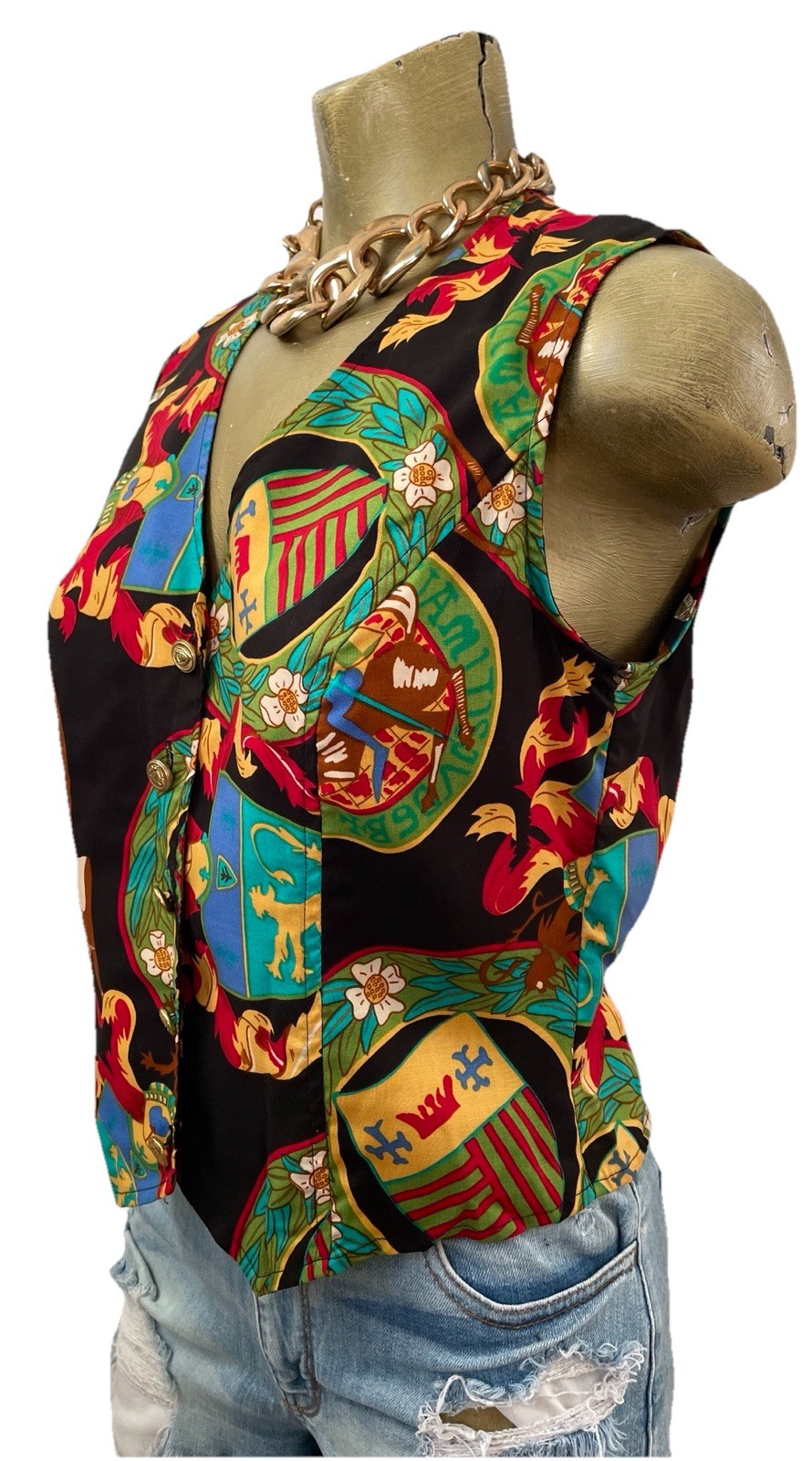 CAROL ANDERSON Collection VINTAGE 80s VEST Size Medium