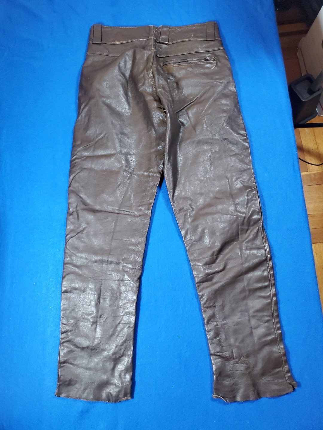 Vintage Brooks Leather Sportswear Pants Size 28 Biker Riding Racing Made USA