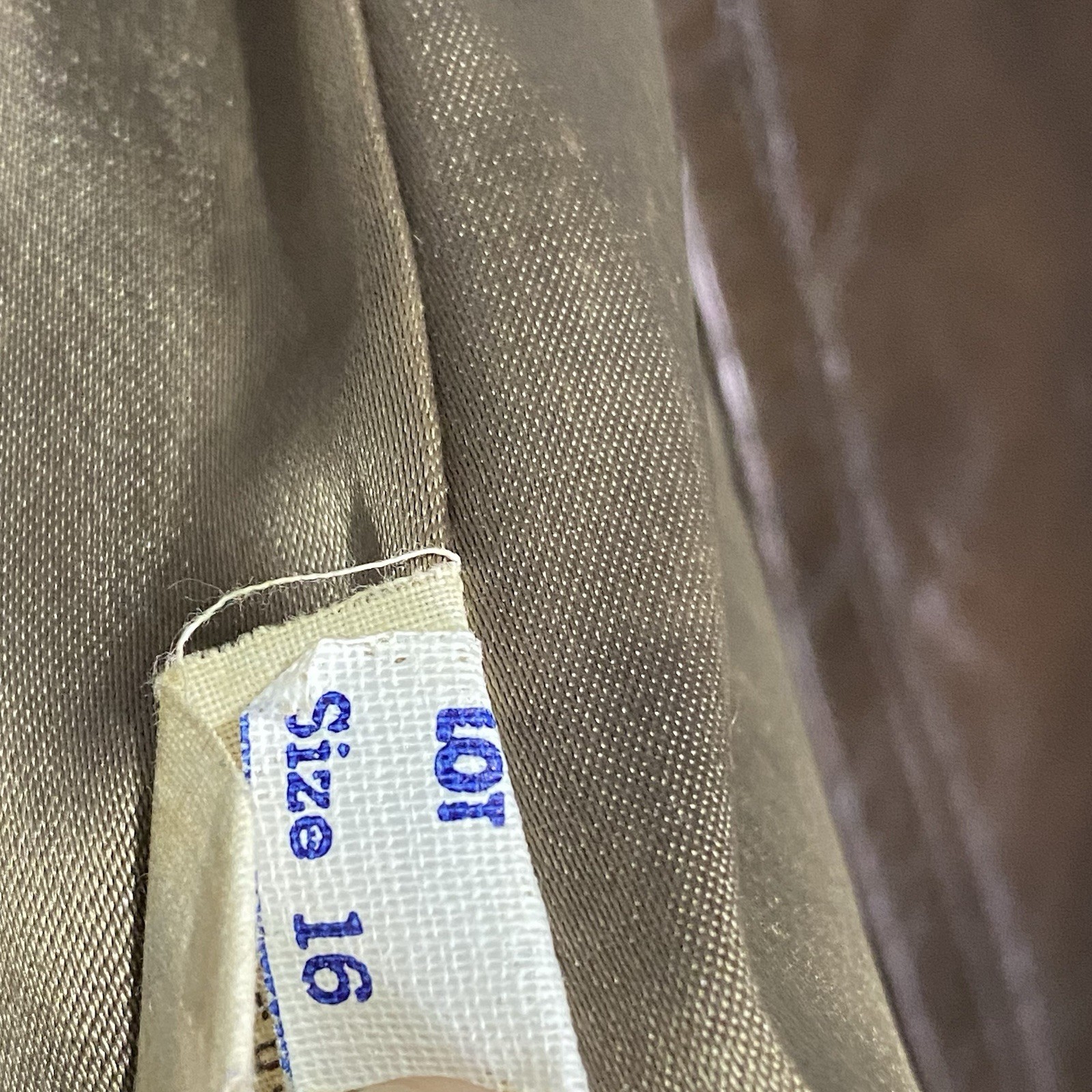 Vintage 60s Hide Leather Trench Coat Belt Wrap Open Wide Spread Lapel Altman