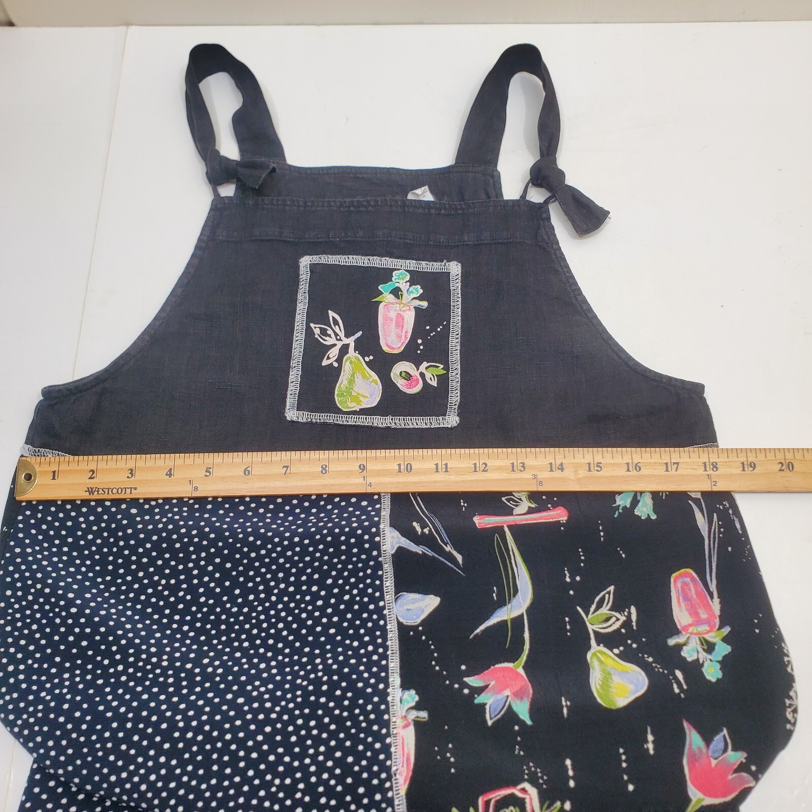 Vintage Carol Anderson Linen Overall Dress Party Bohemian Women’s Small Petite
