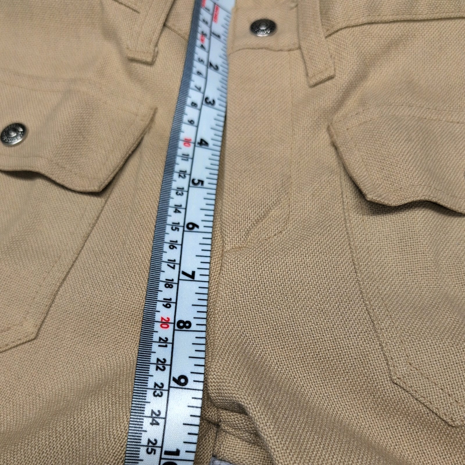 Levi’s For Gals Sta-Prest Cotton Canvas Slacks 28×32 Big E Bush Pants Bellbottom
