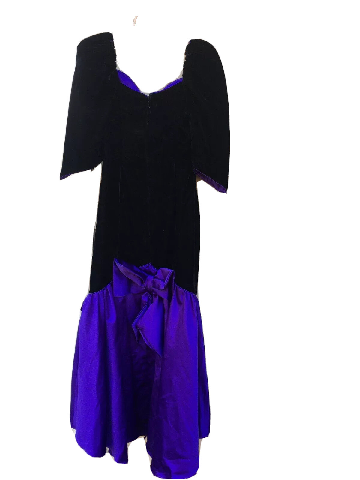 Sharon Atkins Dejavu Vintage Formal Dress Black/Purple Size 12