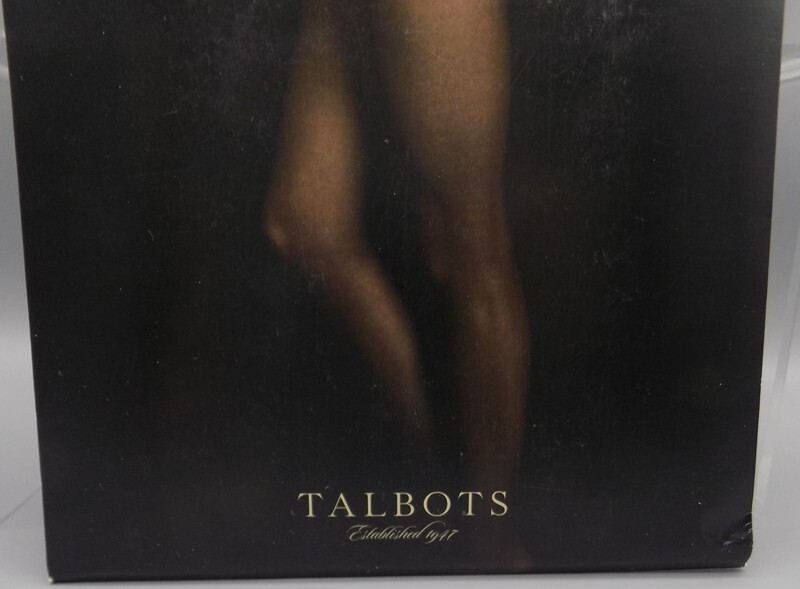 Talbots Silky Sheer Pantyhose Size C New Sealed Ash Grey Unused Vintage