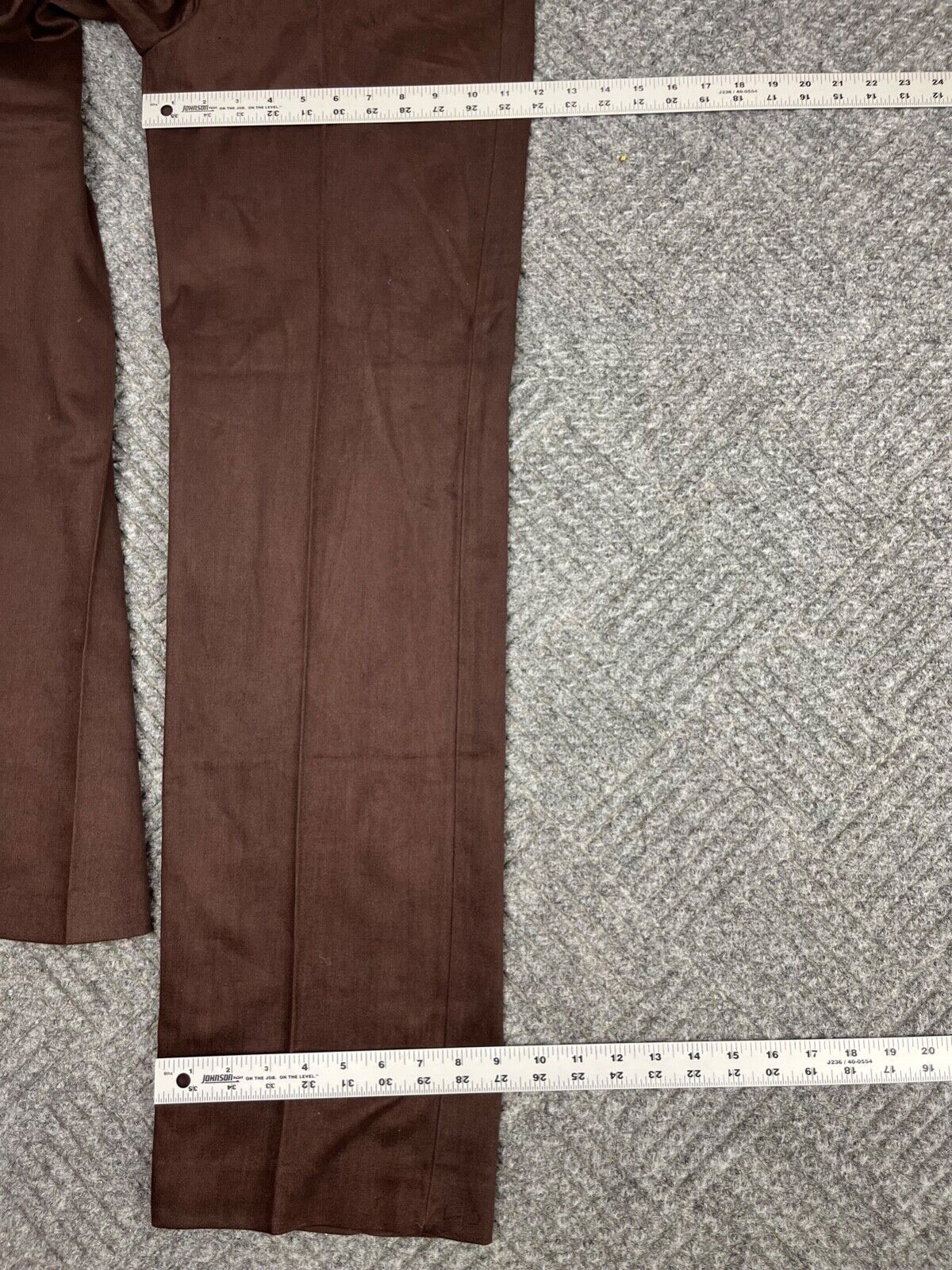 Vintage 70’s Levi’s Womenswear Slacks Size 29×34 Brown Classic Adult NOS