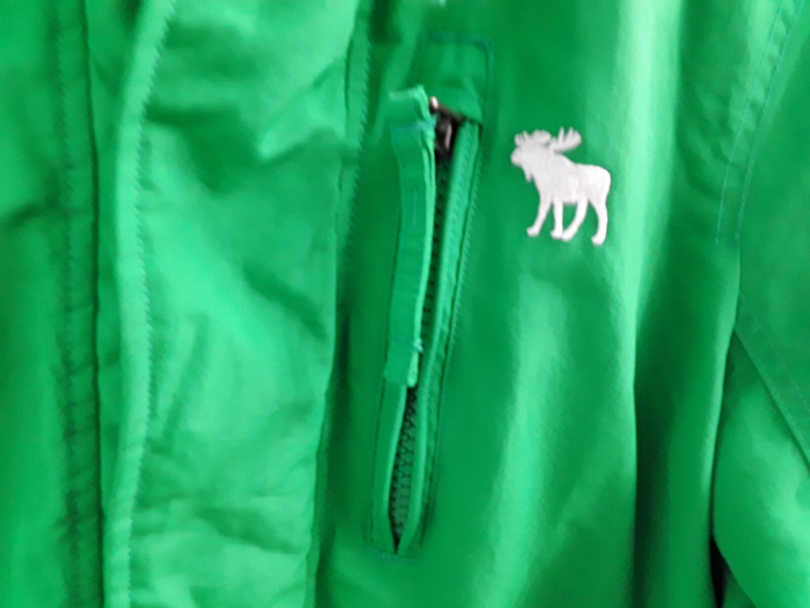 Vintage Abercromie & Fitch AF Green Hooded Coat Women’s Size XS-S