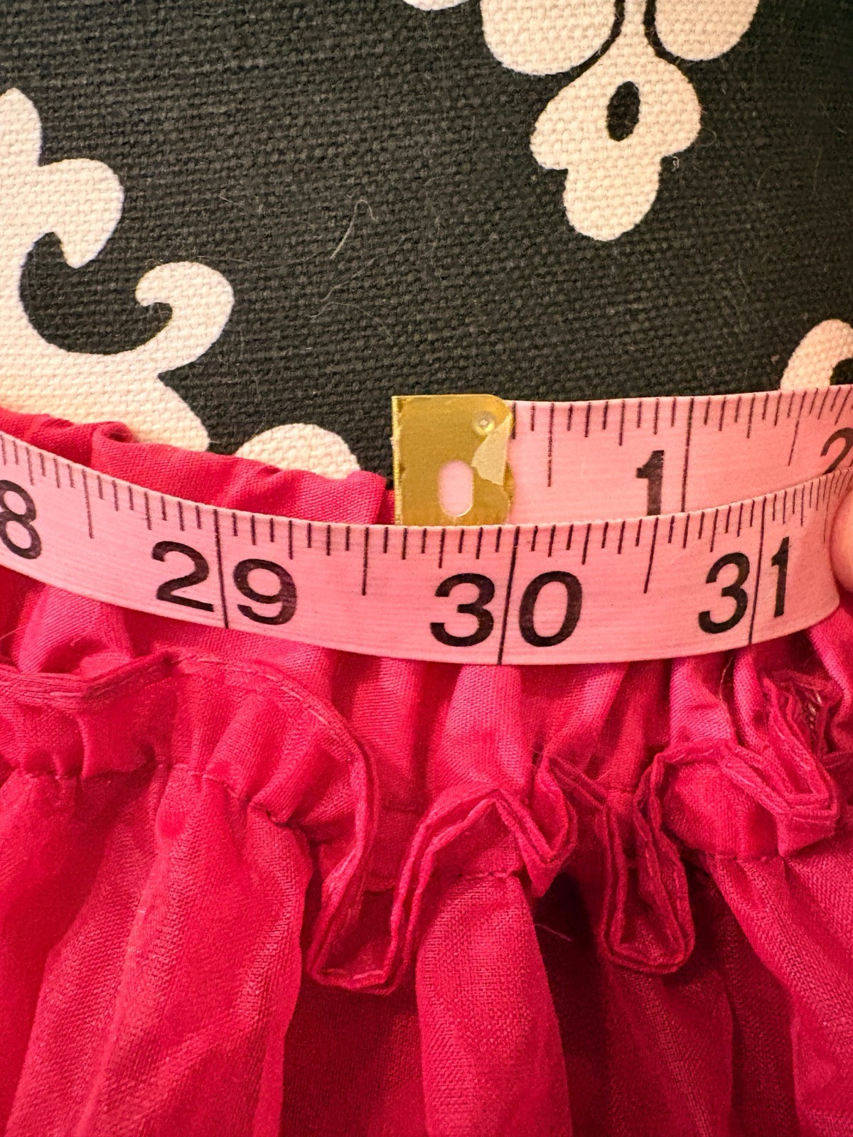 Vtg Great American Square Dancing Co Dark Pink Burgandy Petticoat S Rockabilly