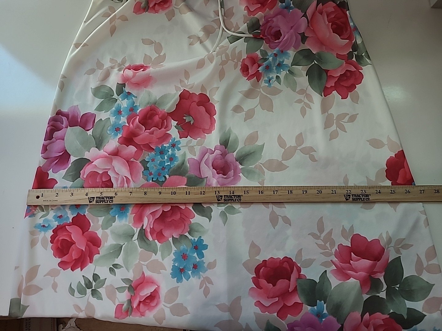 Vintage 60’s Travel-Lite By Boutique Gown M Colorful Fun USA Roses