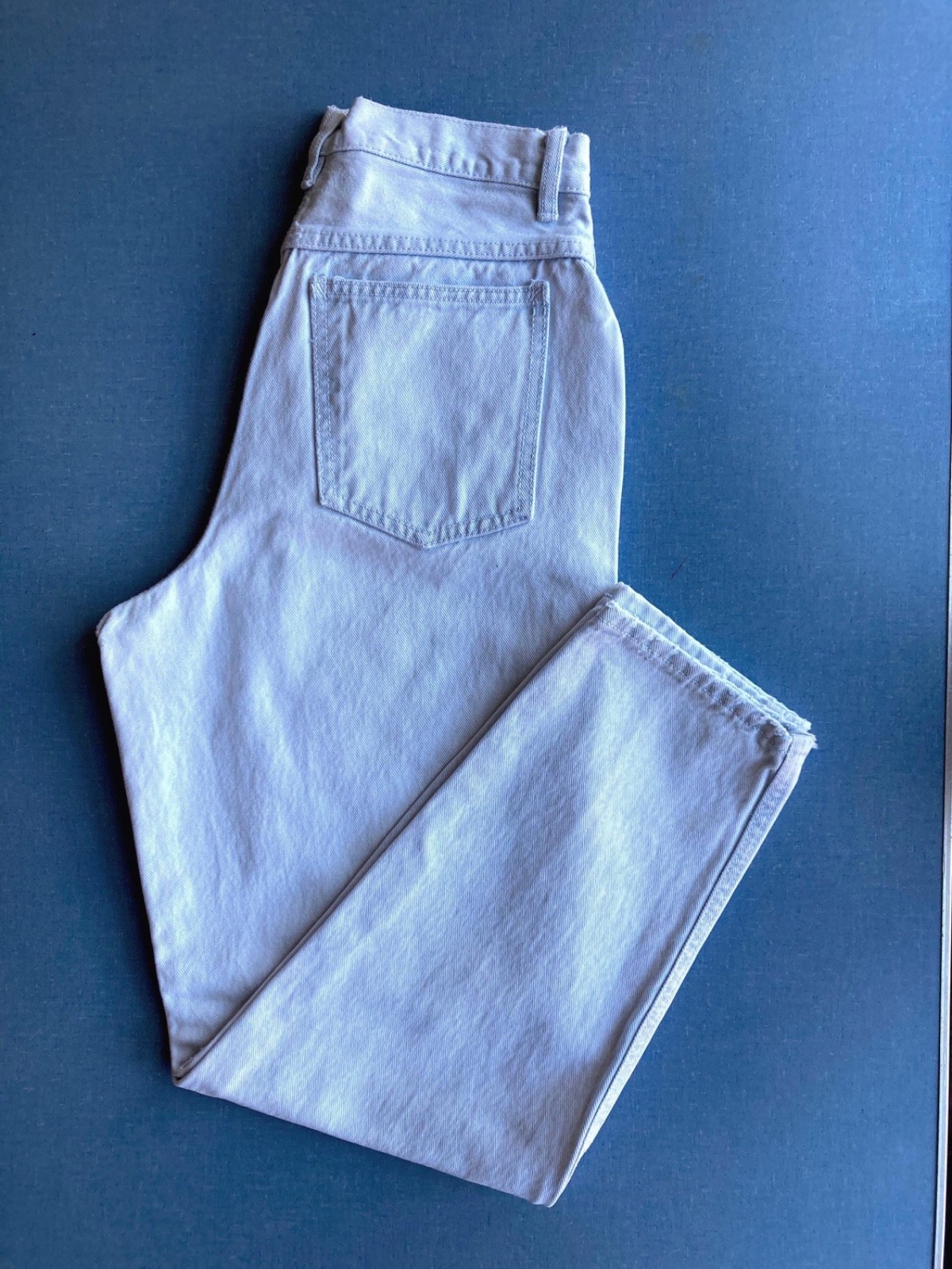 Vintage 80s Light Wash Tapered Jeans, XS, 27″ Waist