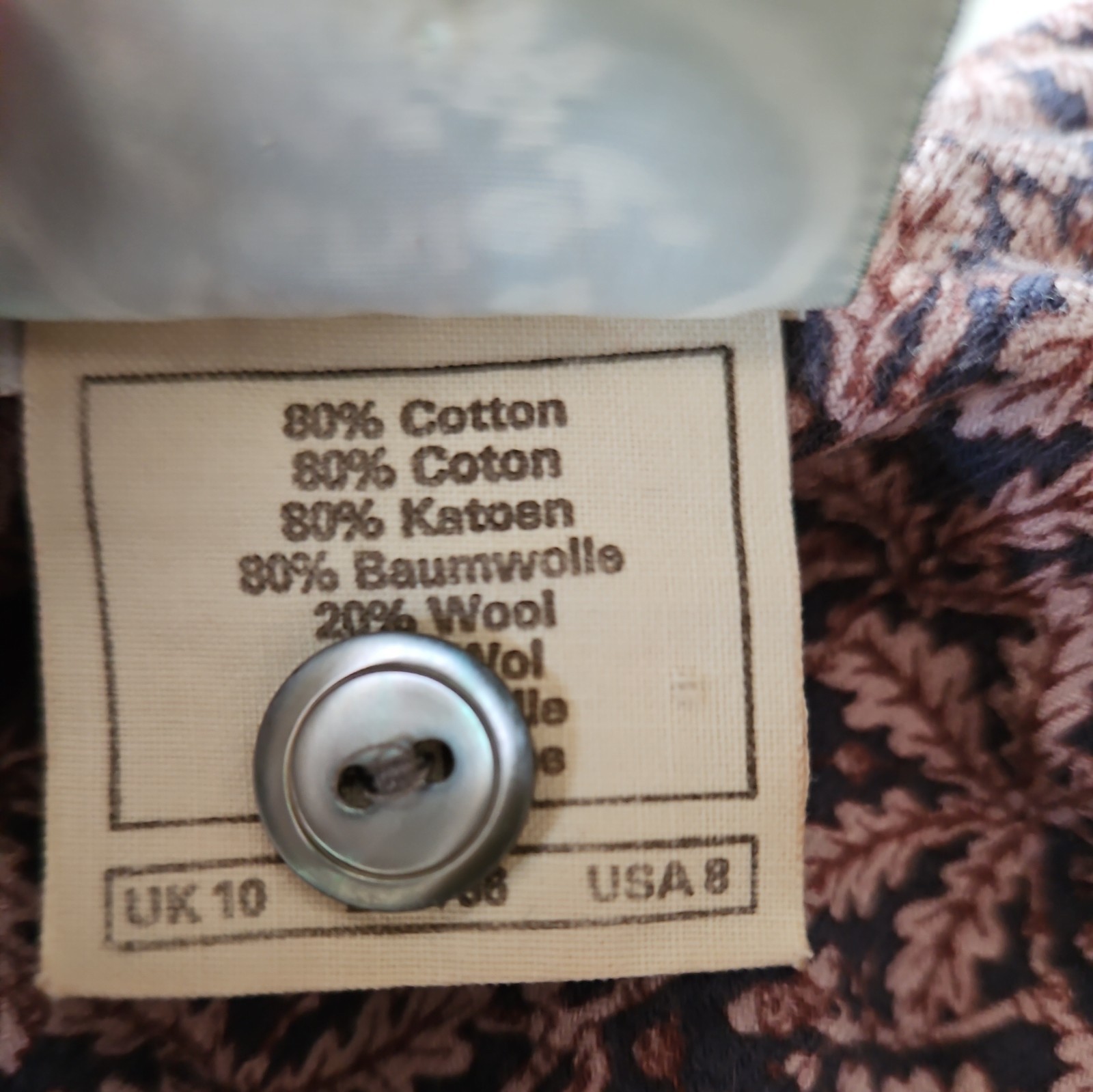Vintage Laura Ashley Dress US Size 12 UK Size 10 Prairie Short Long Sleeves
