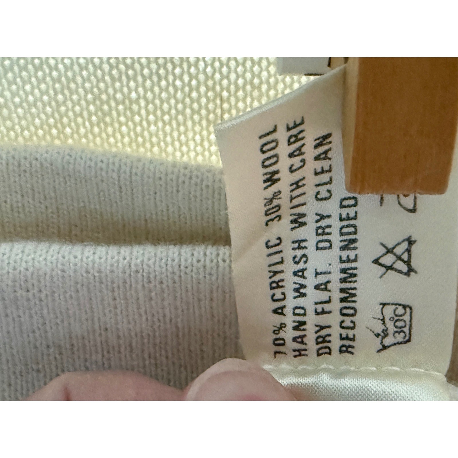 Vintage Cream Knit Skirt Suit Set | Arthur Kober Tricoville London DISPA Sz 10