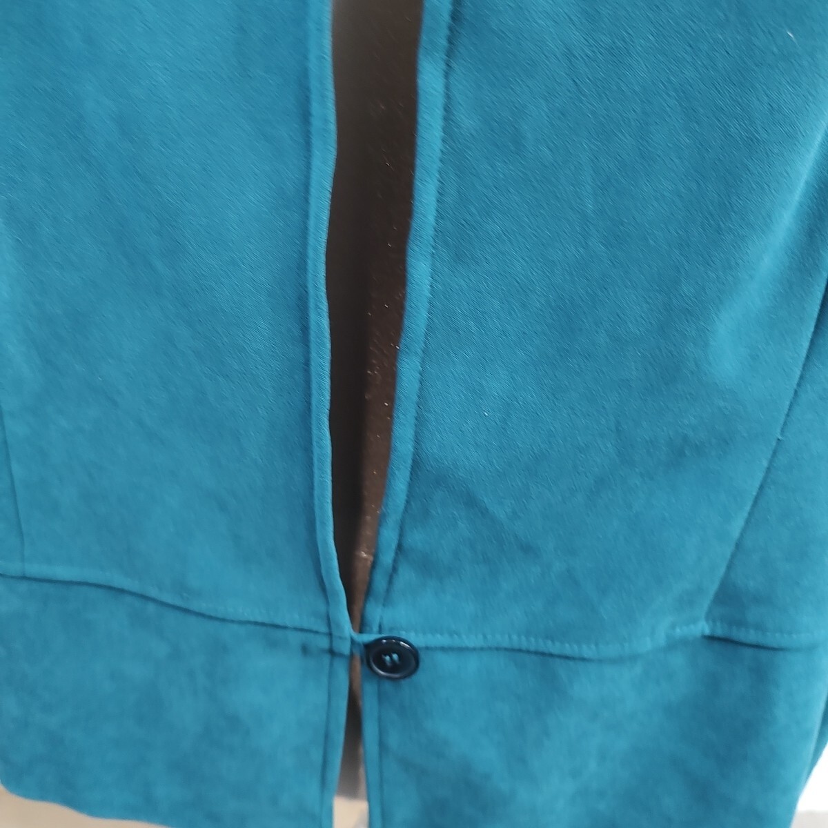 Vtg 1980s Studio I Long sleeve Notch Lapel Velvet Green Blazer Sz 18W Plus