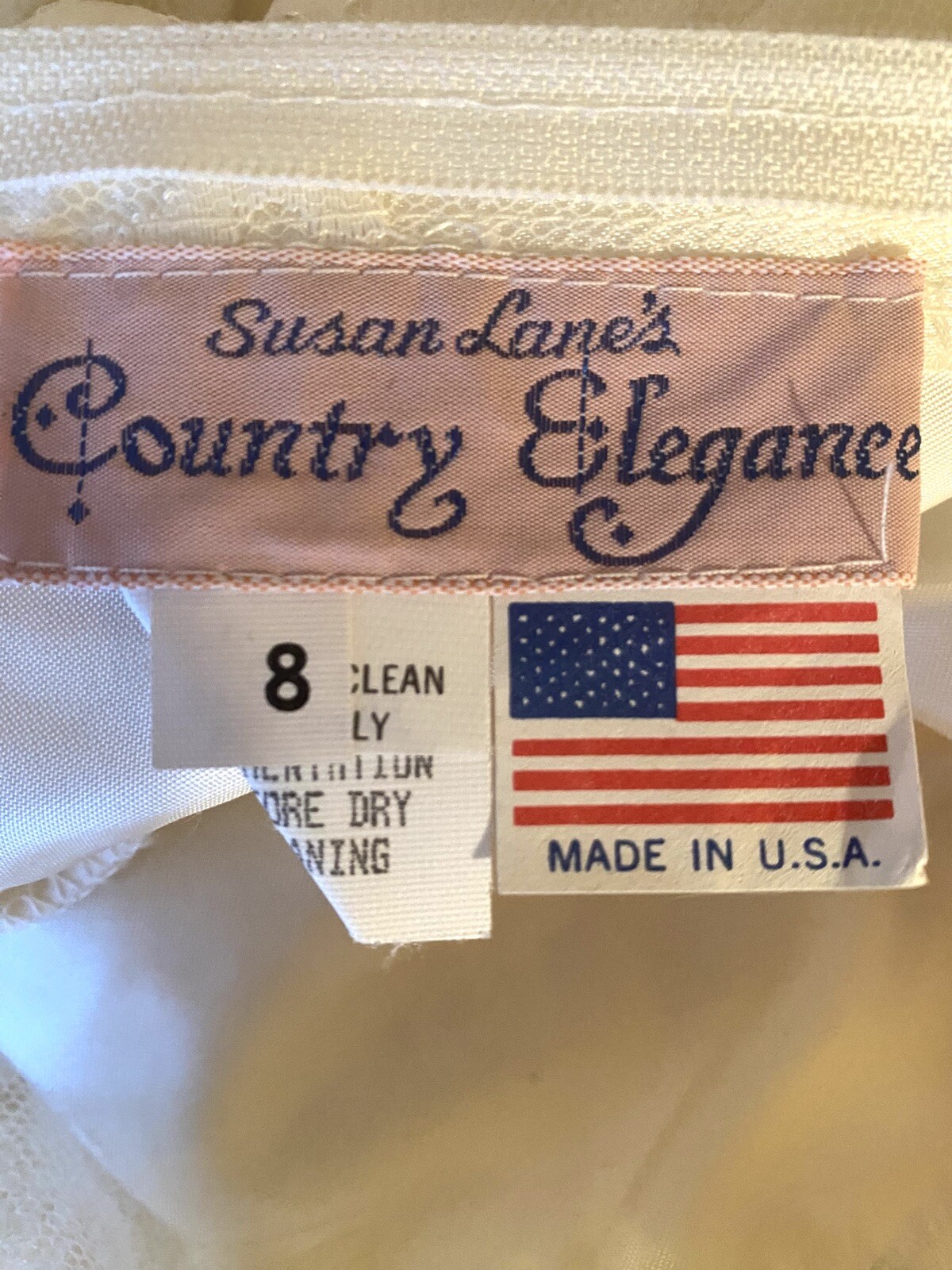 New WT 1970’s Susan Lane’s Country Elegance Victorian Wedding Dress 8