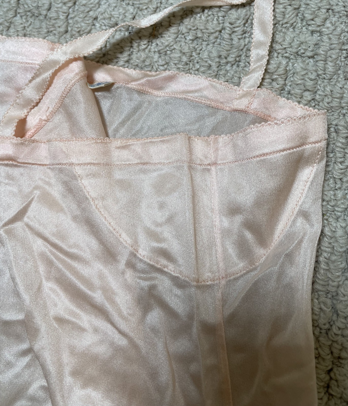 Vintage 20s 30s Pink Short Full Slip 38 Best & Co