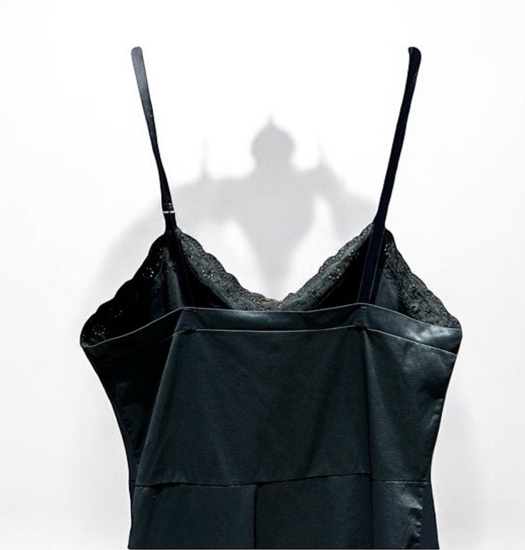 🌻VINTAGE 70’s Stoneswear Black Slip Chemise Size 36