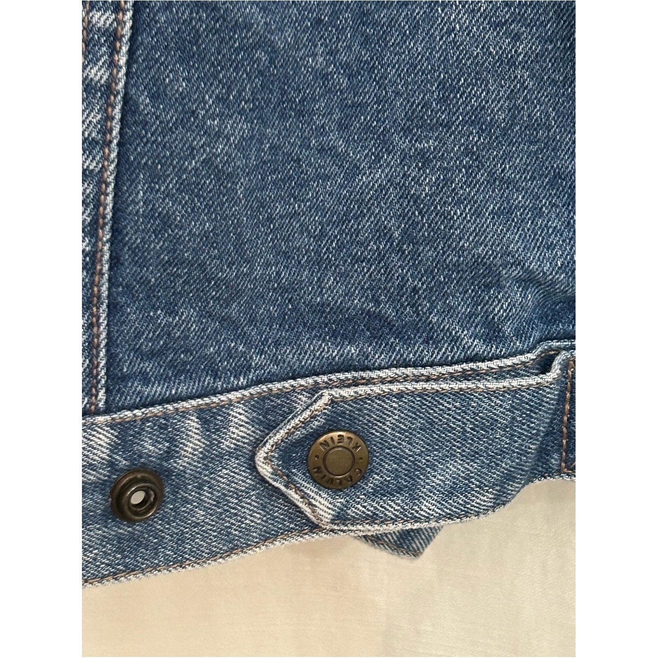 True Vintage Calvin Klein Medium Blue Denim Trucker Jacket