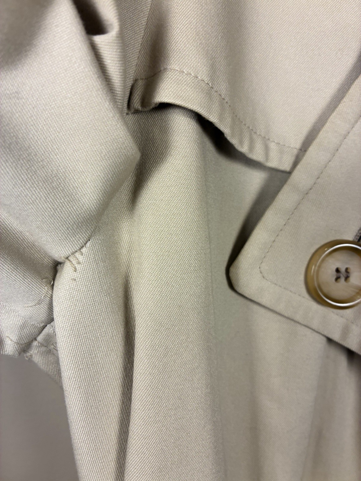 Burberry VTG Novacheck Long Trench Coat England Women Unisex M Double Breasted