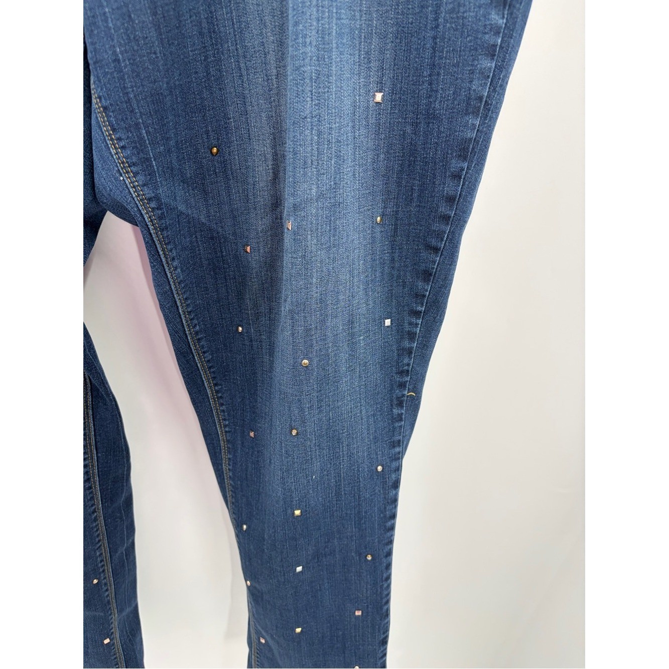 Cato Est. 1946 Embellished Rhinestone Skinny Jeans Plus Size 20W