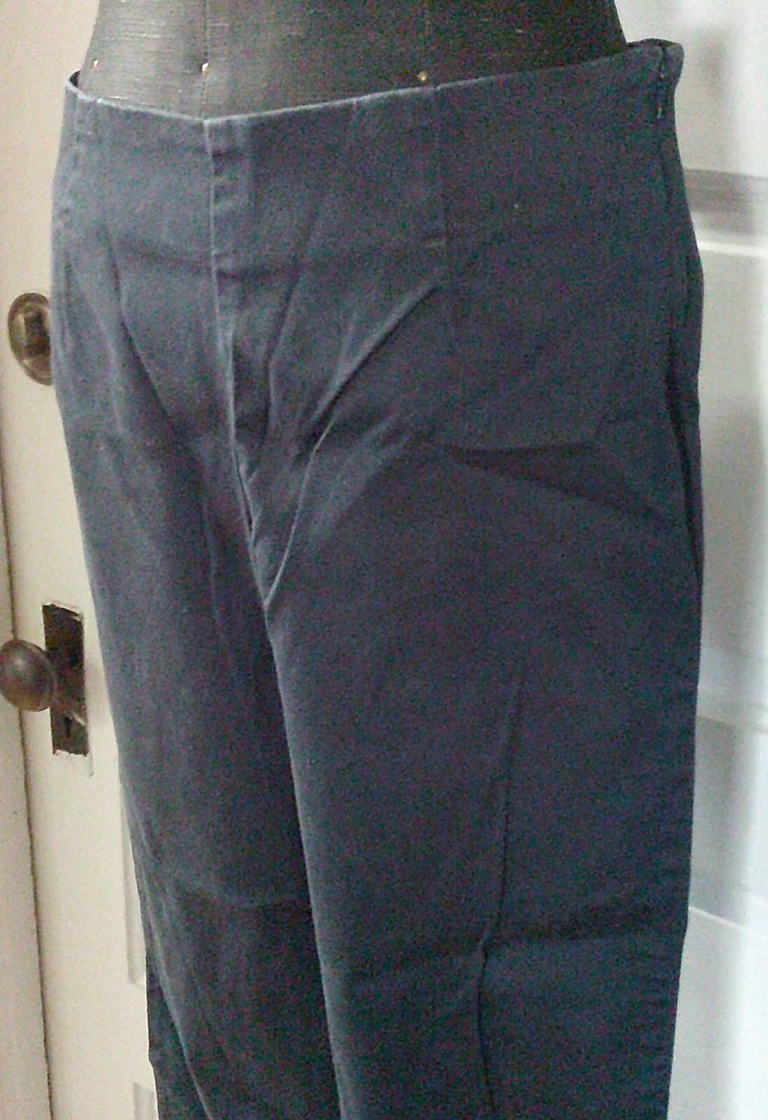 90’s BASS Stretch Black Capri Khaki Pants Slacks Trouser 4