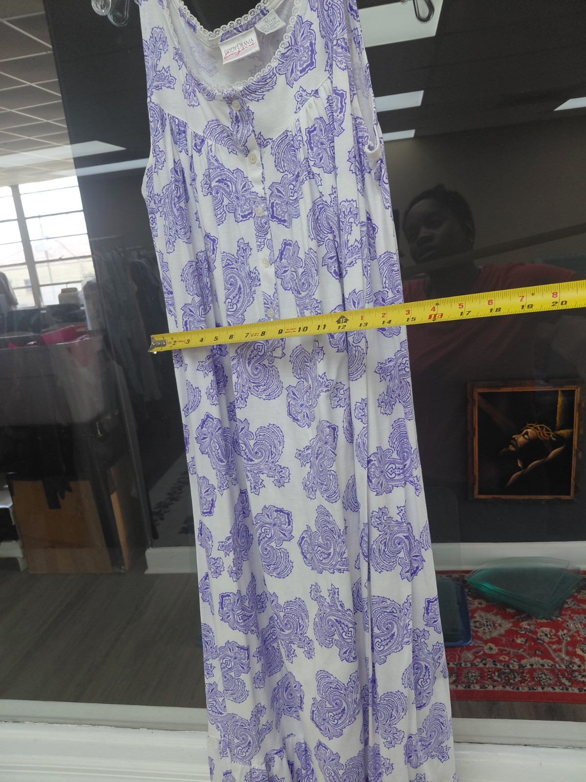 Vintage Body Drama Lingerie Full Slip Size L