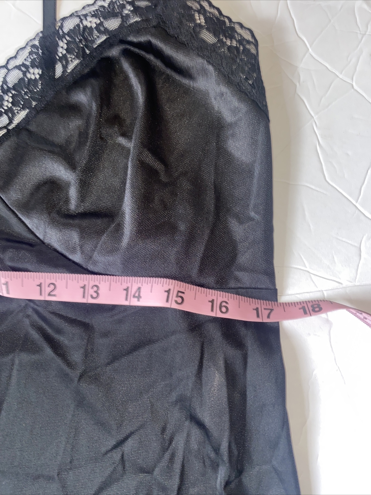 Vanity Fair Style 10-103 Black Slip Or Nightgown