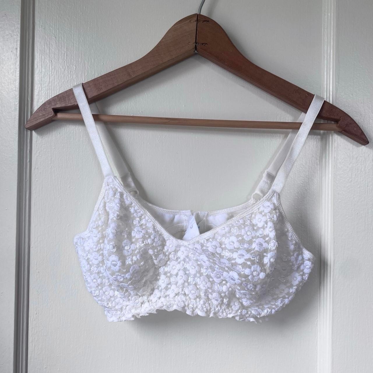 Vintage 90s y2k floral bra top Size s/m 32 C