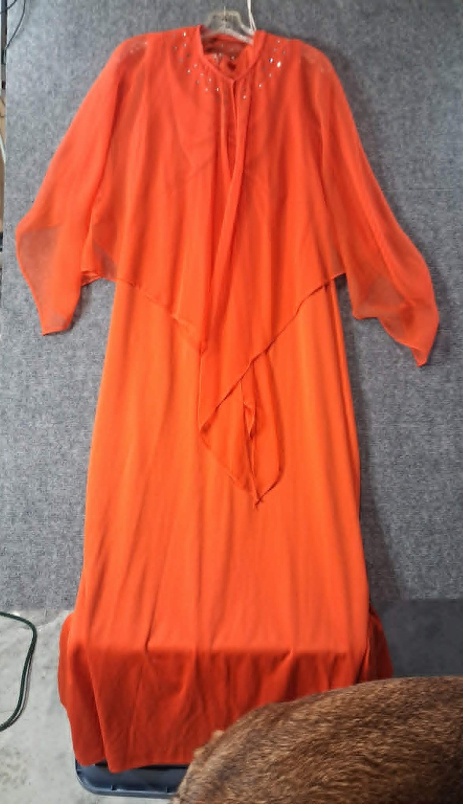 Vintage International Ladies Garment Workers Union Red Dress