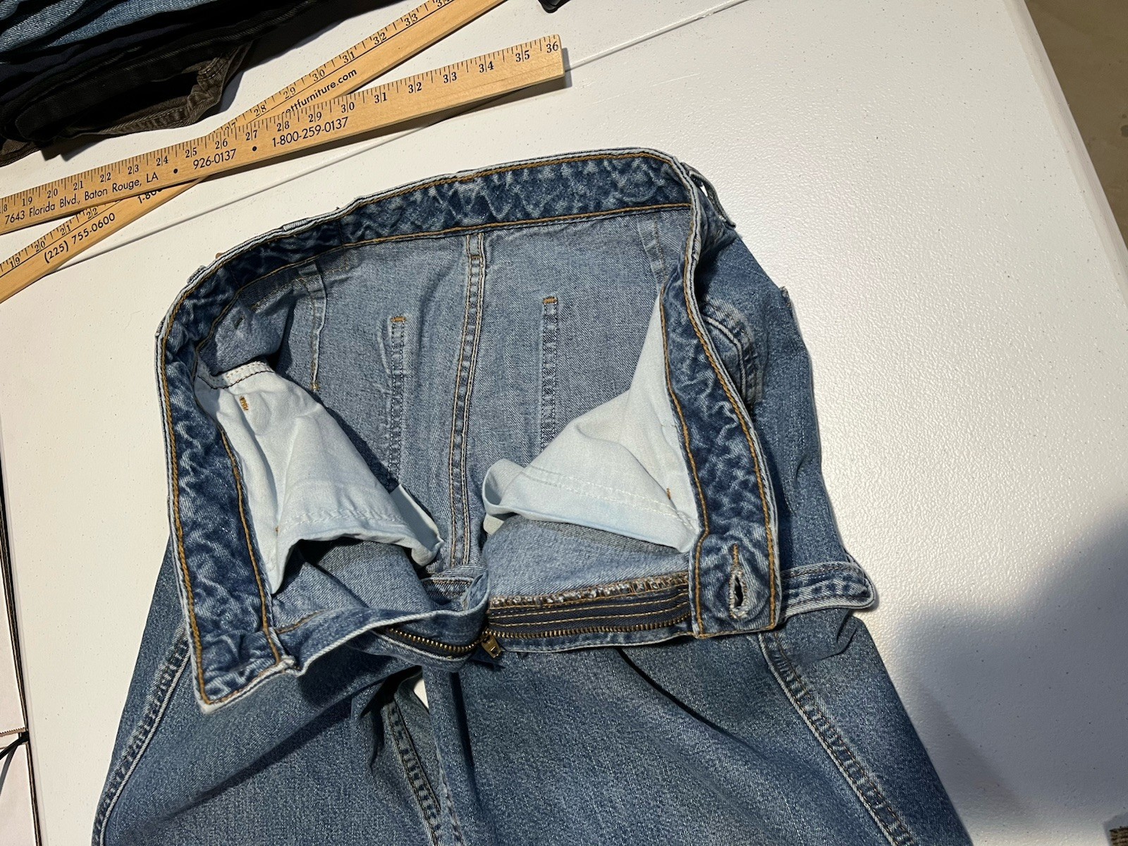 vtg 1998 Levis BLACK TAB Carpenter Jeans Wide Leg Denim Blue Women 10 M Baggy 90
