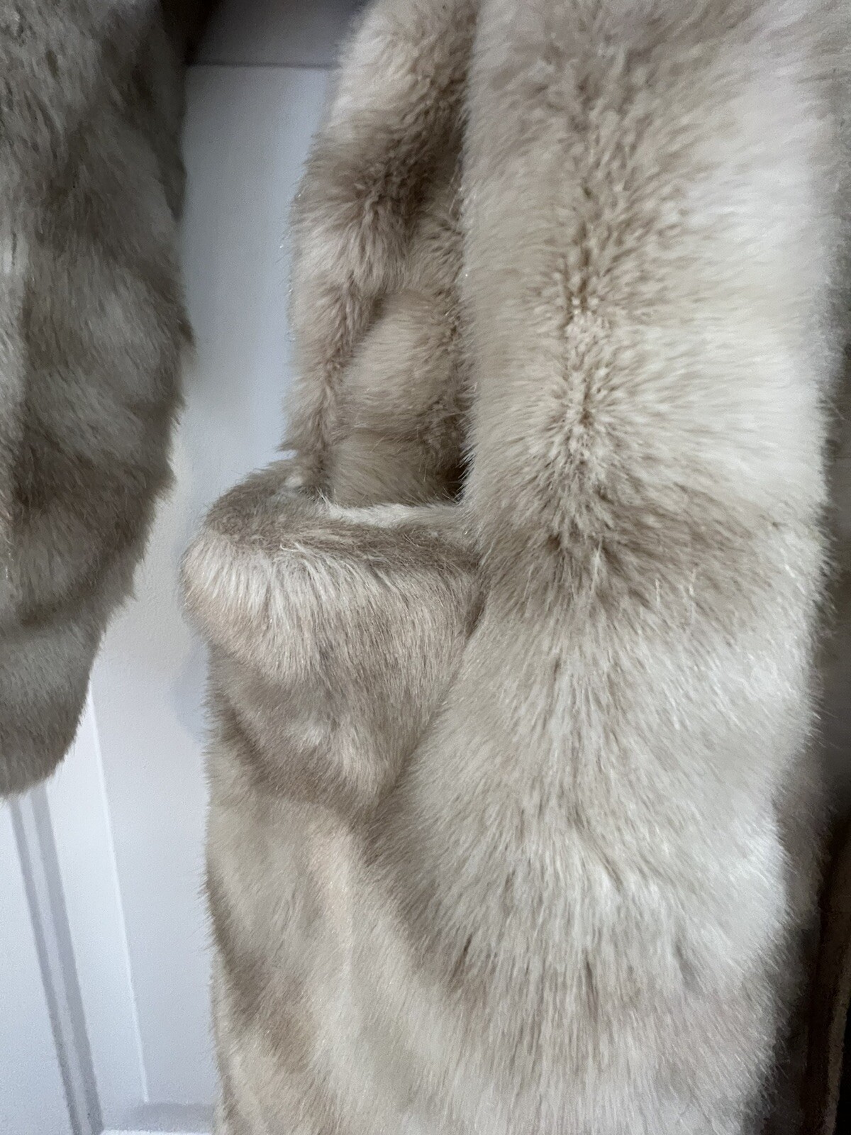 Vintage Priscilla Modes Lykafur Faux Fur Coat Made In England Womens Maybe S/M