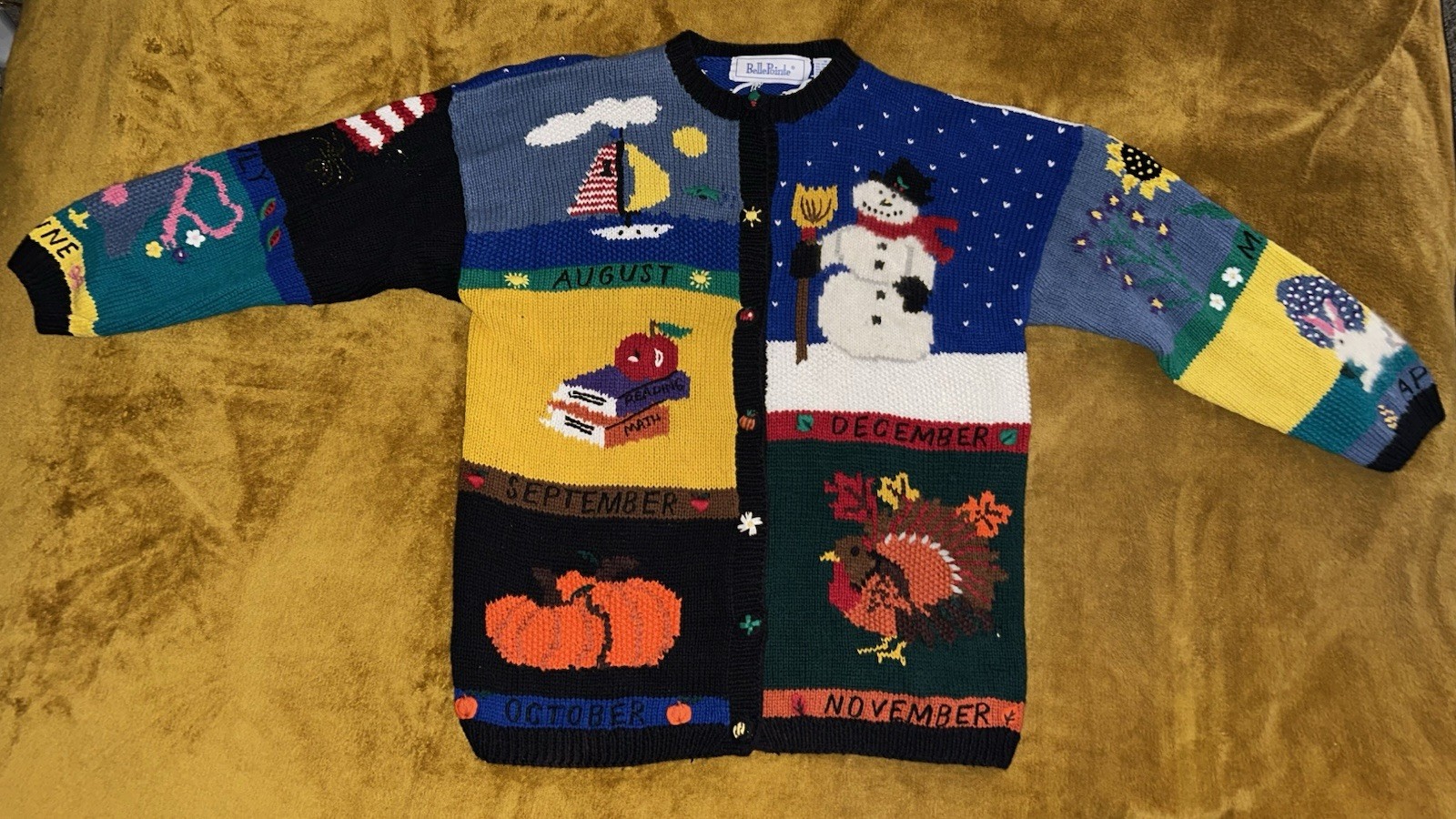 Vintage Teachers Ugly Sweater All Holidays Belle Pointe