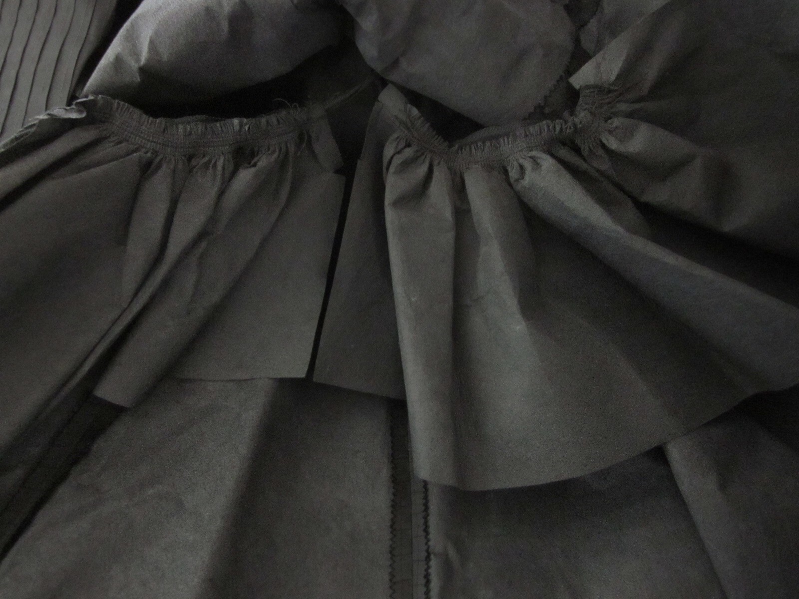 Vtg 50s Suzy Perette Black New Look Cocktail Dress S Fit & Flare Velvet Empire