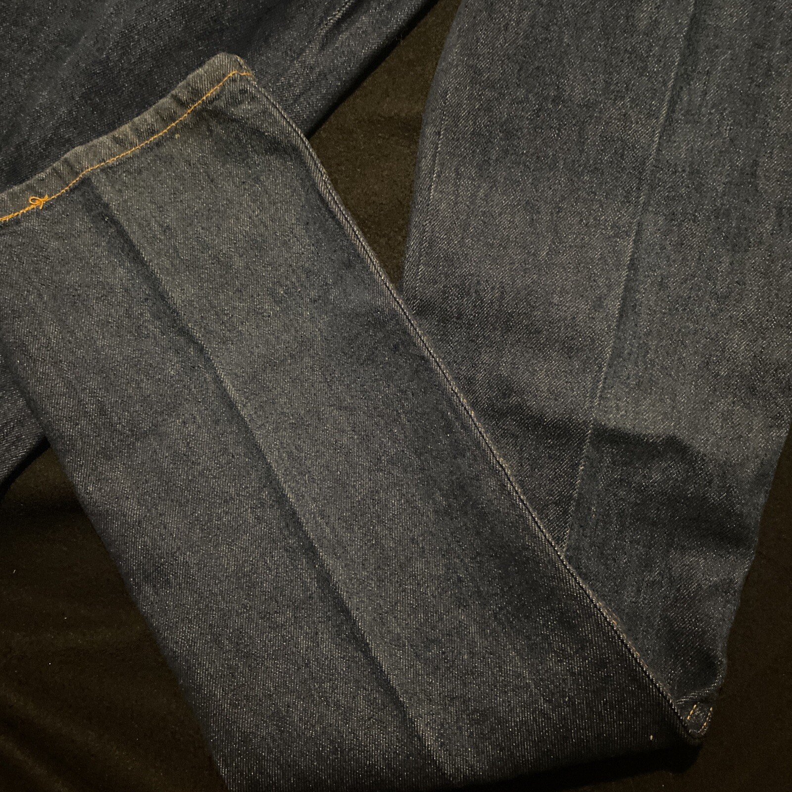 vtg 70s womens Dark Jeans Chic By H.I.S 8/9