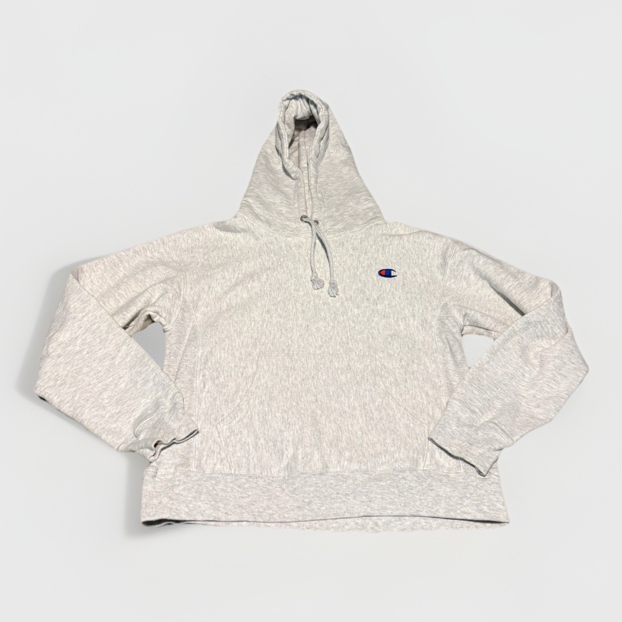 Vintage Champion Reverse Weave Heather Grey Hoodie Mens/Womens Small (A16)