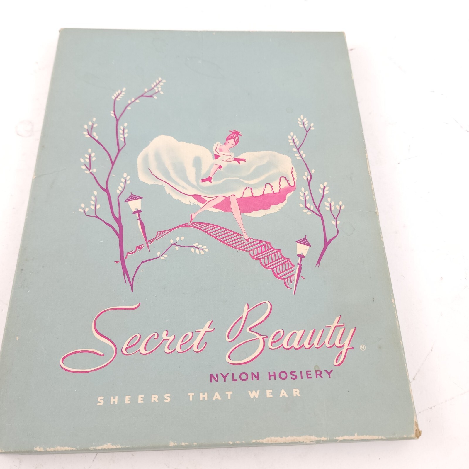 Secret Beauty Cantrece II Vintage 100% Nylon Hosiery 150 Pacific 10 Du Pont