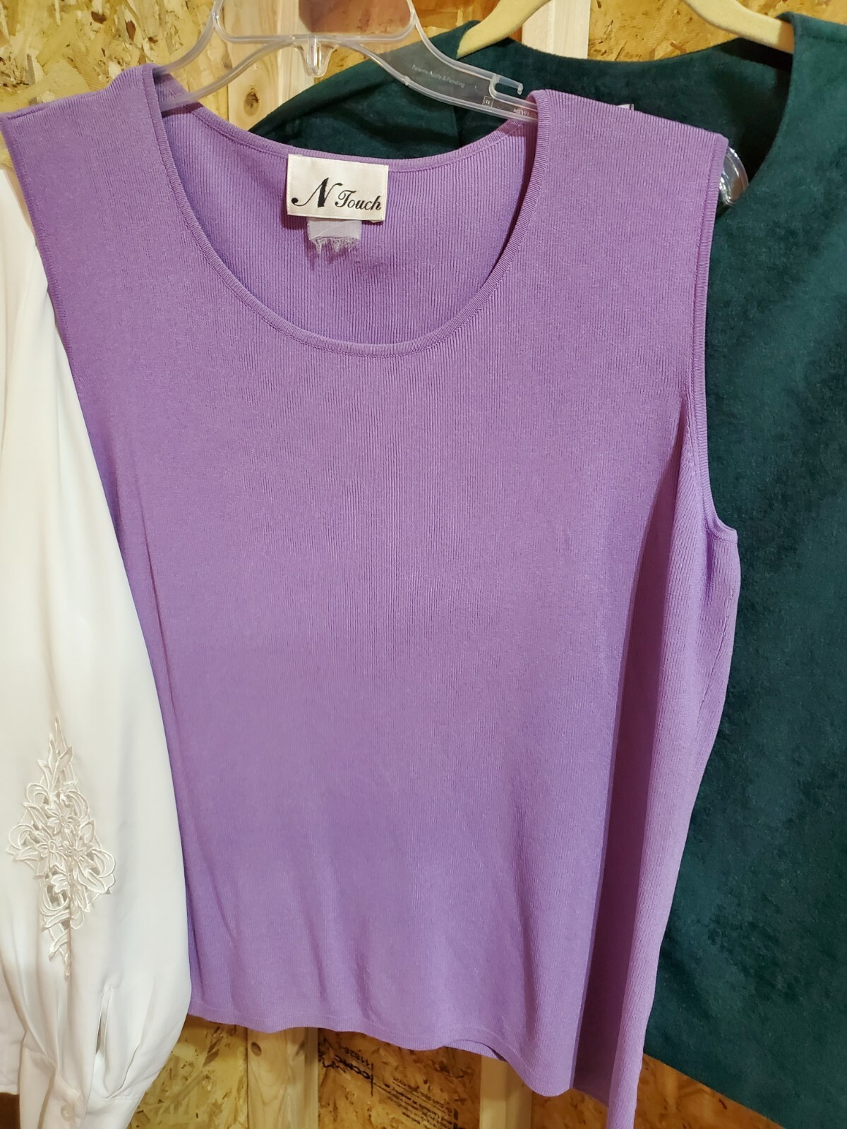 Lot of 5 Vintage Women By N Touch Etc Size XL BLOUSES 4 and 1 Bathing Cover