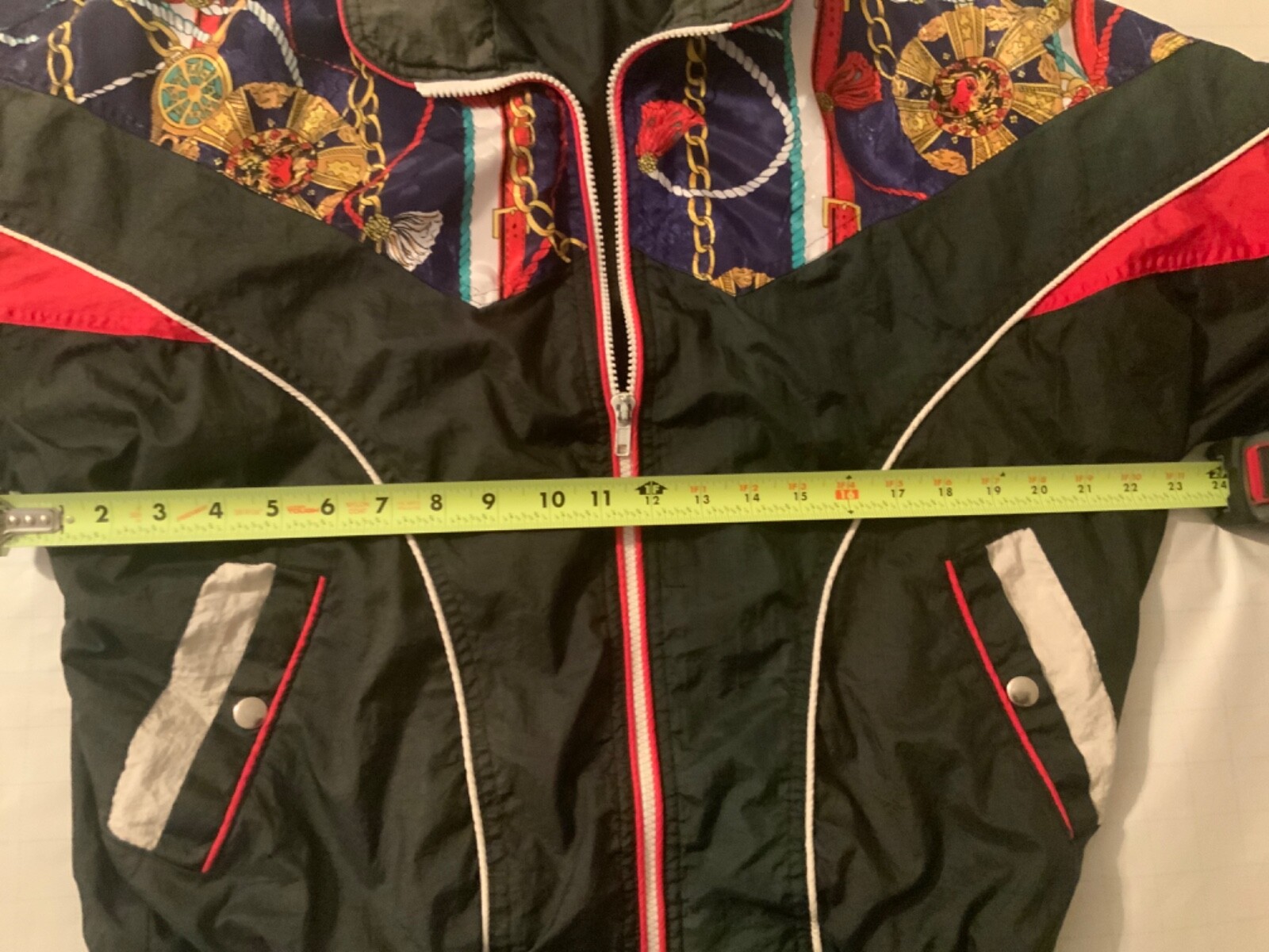 Rock Creek Hip Hop 80’s Retro Patchwork Windbreaker Jacket Multicolor Vintage S