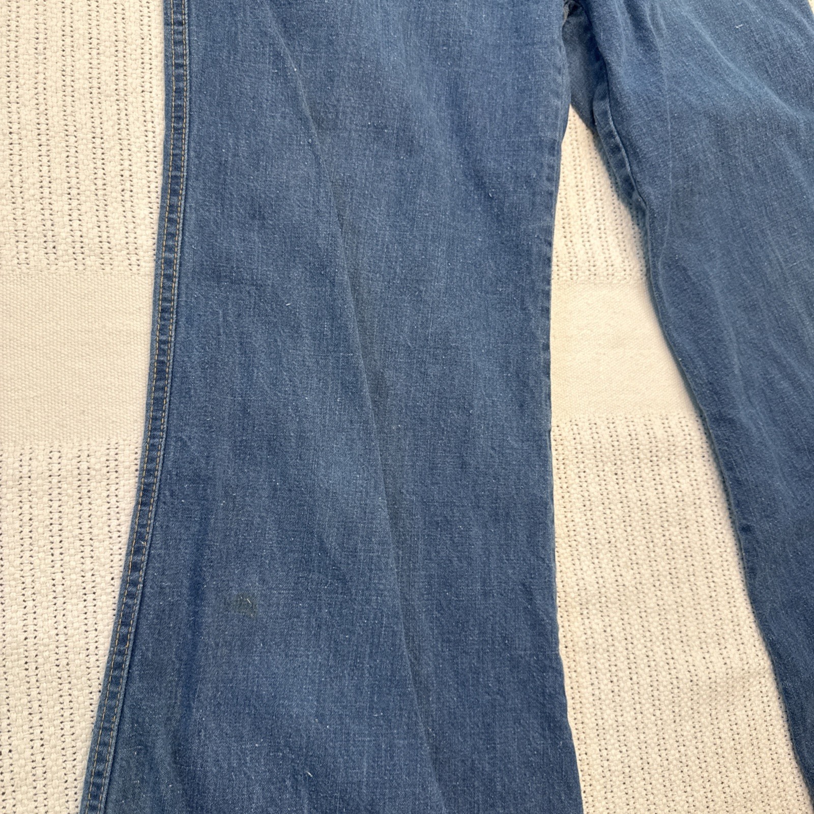 Vintage 70s Rappers Flared Bell Bottom Denim Jeans Women’s 28 X30 Medium