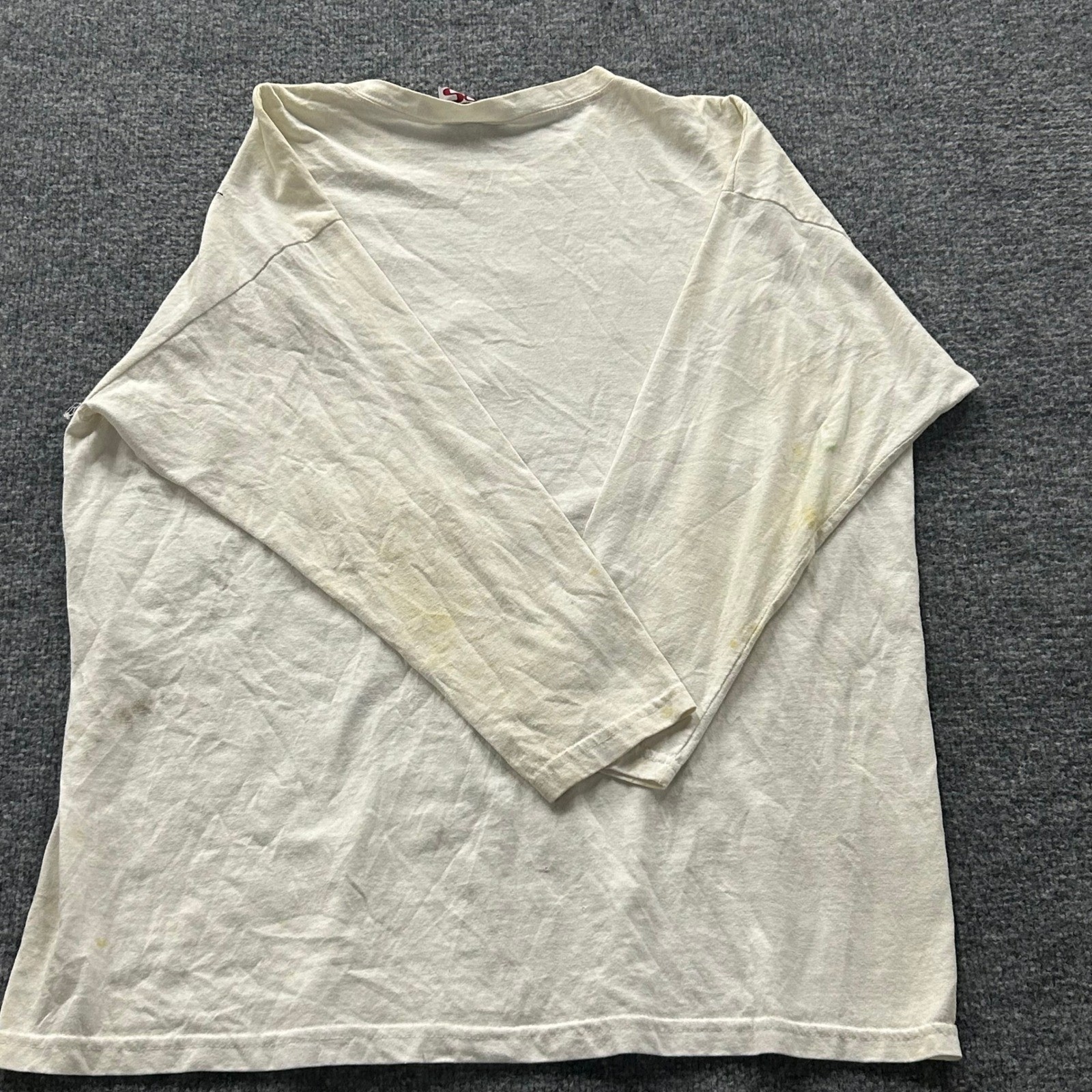 JCSloam T-Shirt Womens Size XL White Hot Air Balloon Vintage Long Sleeve USA