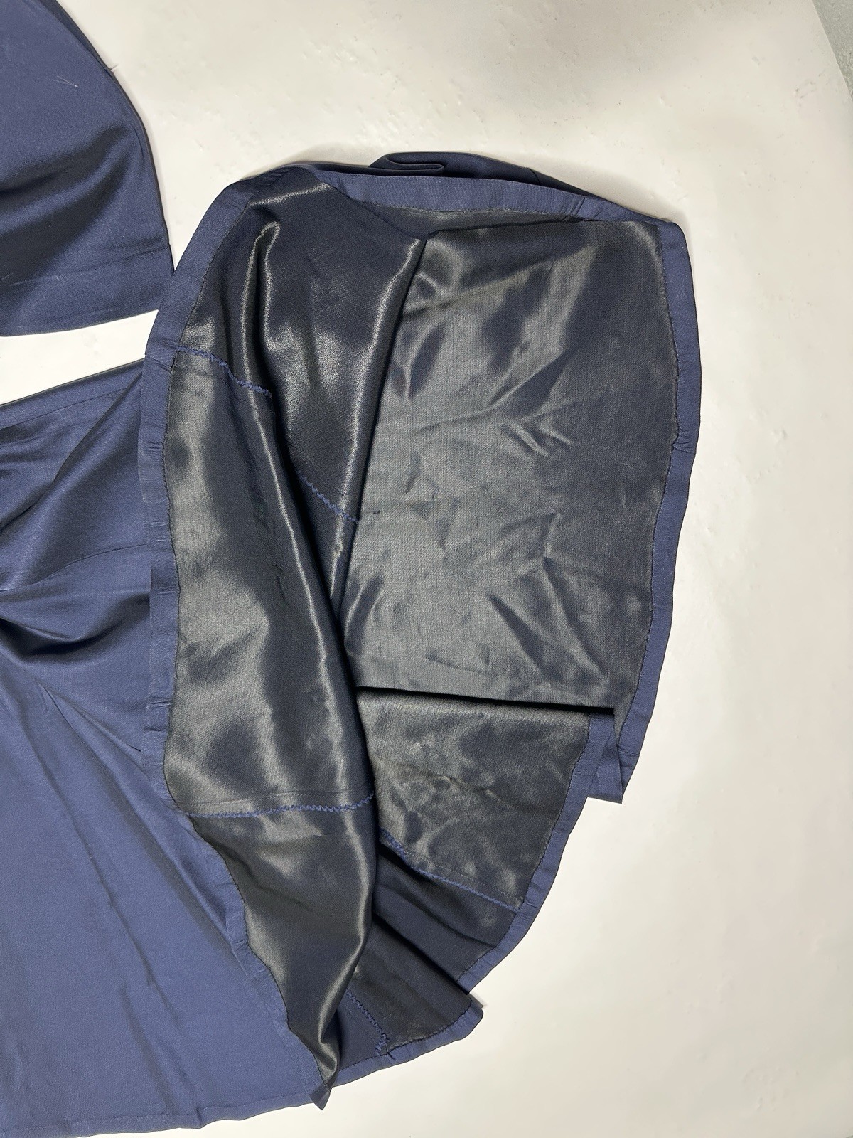 Vintage 1950s Jonathan Logan Blue Tailored Dress Fit Flare AS IS FLAWED Sz 0/2