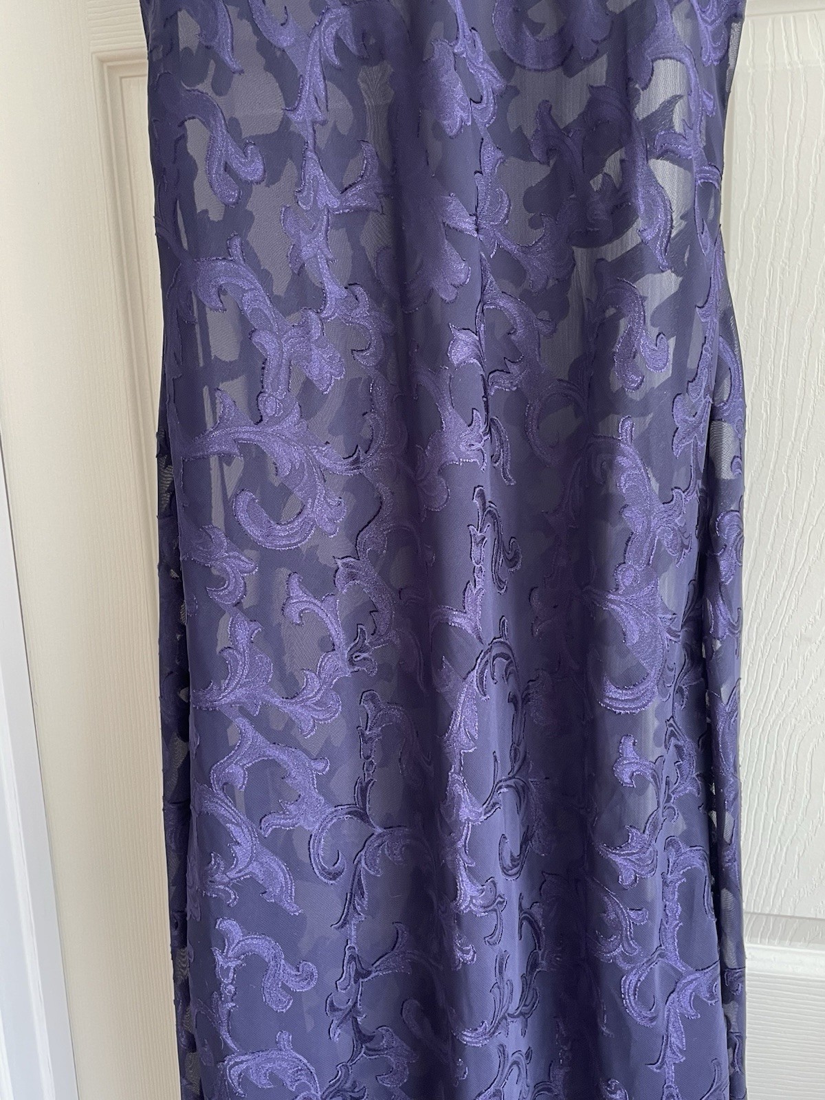 Vintage Victoria’s Secret Purple Lace Nightgown and Robe Set Womens Size Medium