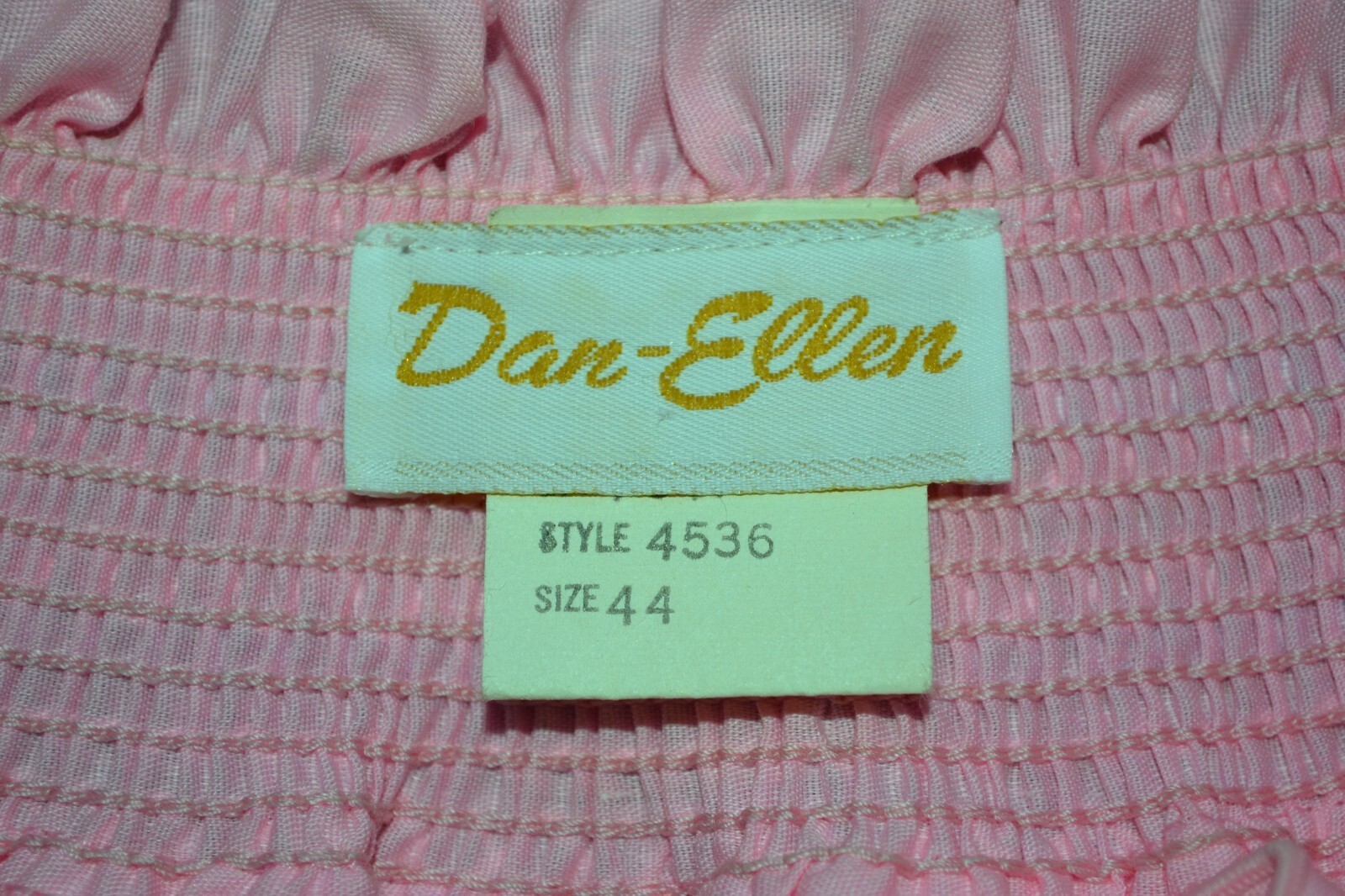 VINTAGE HOUSECOAT DAN ELLEN ROBE SZ 44 XL 1X SNAP FRONT PINK 1980’s NWOT