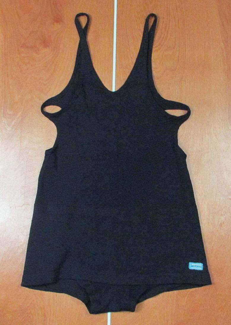Vintage Jantzen Antique Wool Swimsuit w/Orig.Decal Framed Rehoboth Beach Pennant