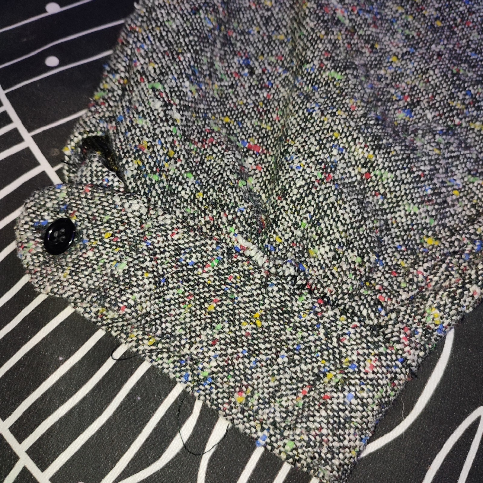 Vintage Happy Legs Peddle Pusher Pants Rainbow Tweed 28” Very Rare