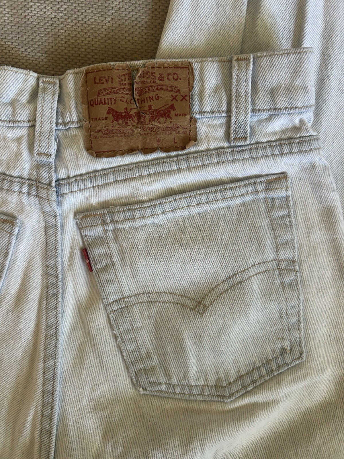 Vintage 90s Levi Denim Jeans – Highwaisted straight 28W 38L